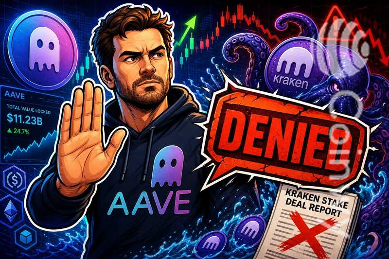 Aave创始人辟谣Kraken收购传闻：3.85亿美元估值无依据