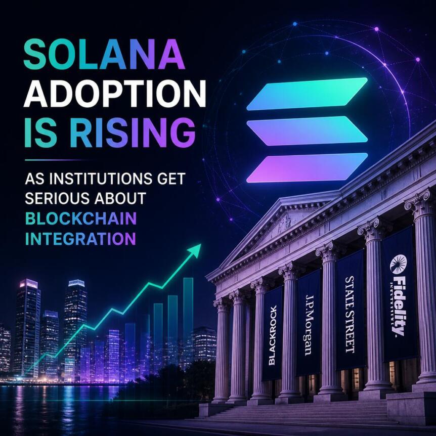 机构转向区块链基建，Solana成关键角色