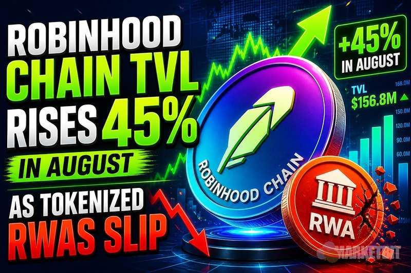 Robinhood Chain TVL月增45%：RWA份额回落引关注