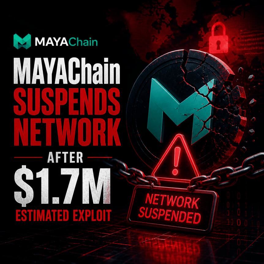 Maya Protocol遭黑客攻击致170万美元损失，网络已暂停