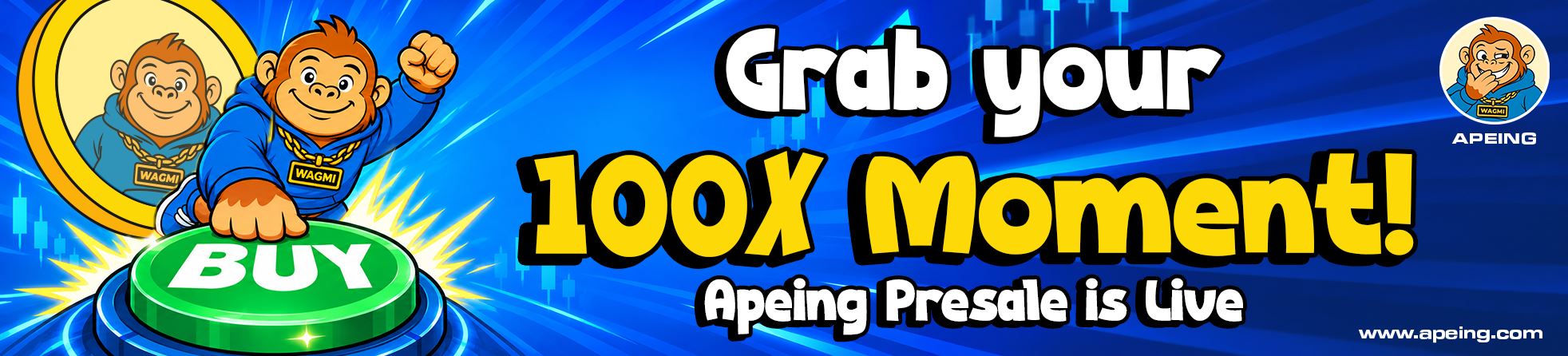 Apeing预售第6阶段开启，0.0006美元入场价引关注