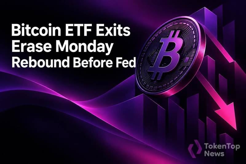 比特币反弹遇阻：ETF赎回与现货抛压共现