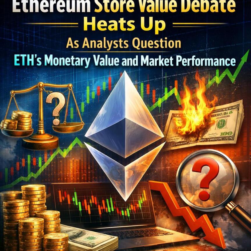 ETH价值存储争议再起：市场波动加剧叙事分歧