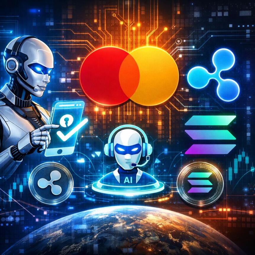 万事达卡布局AI支付生态，三大链上机构联手推进自动化结算