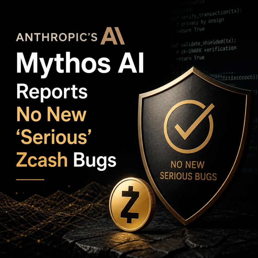 AI审计确认Zcash协议无重大漏洞